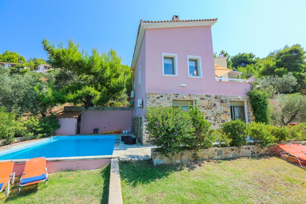 Skiathos Seaview Villa With Pool Punta Exterior foto
