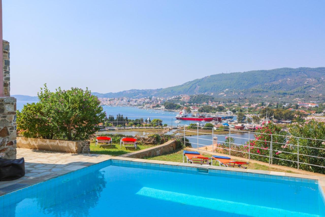 Skiathos Seaview Villa With Pool Punta Exterior foto