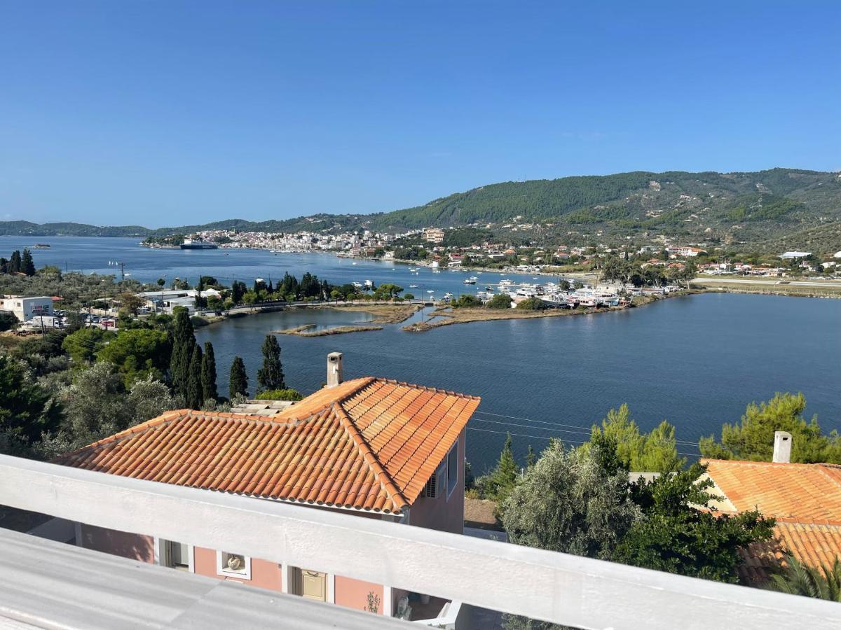 Skiathos Seaview Villa With Pool Punta Exterior foto